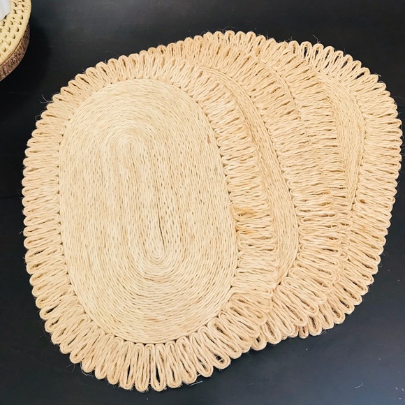 no brand Other - Bohemian 100% Abaca woven placemats 4